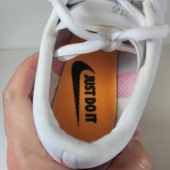 Size 8.5 Men Nike Triple Jump Elite 2 Rawdacious Track Field White Spikes AO0808 - Picture 5 of 11